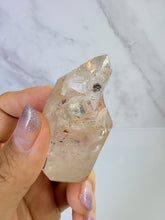 Load image into Gallery viewer, Natural Enhydro Quartz w/ Moving Bubble &/or Carbon/Black Inclusions,A495