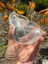 Load image into Gallery viewer, Natural Clear Quartz Gourd Flame Dish,Crystal Tray Decorative Altar Dish,B155
