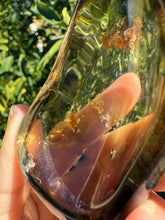 Load image into Gallery viewer, Mini Smoky Quartz Offering Bowl,Crystal Quartz Altar Bowl,Crystal Tray,B99