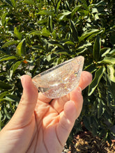 Load image into Gallery viewer, Mini Clear Quartz Offering Bowl,Crystal Quartz Altar Bowl,Crystal Tray,B96