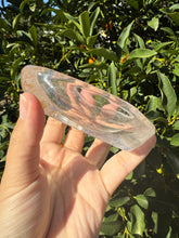 Load image into Gallery viewer, Clear Quartz Offering Bowl,Crystal Quartz Altar Bowl,Crystal Tray,B110