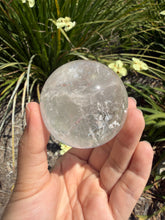 Load image into Gallery viewer, Natural Clear Quartz Crystal Sphere White Healing Stone Ball,A353