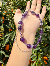 Load image into Gallery viewer, Handcrafted Design Amethyst Phone Charm