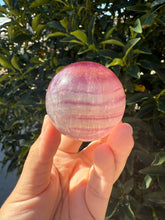 Load image into Gallery viewer, High Quality Candy Fluorite Sphere, Stunning Rainbow Fluorite Ball,A177