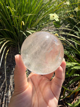 Load image into Gallery viewer, Natural Clear Quartz Crystal Sphere White Healing Stone Ball,A342