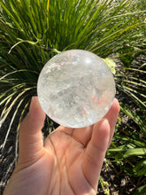 Load image into Gallery viewer, Natural Clear Quartz Crystal Sphere White Healing Stone Ball,A345