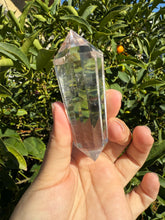 Load image into Gallery viewer, 12-Sided Clear Quartz Point,Double Terminated Quartz,Vogel Cut Crystal,A172