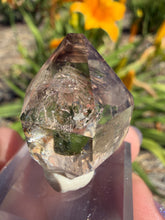 Load image into Gallery viewer, Natural Namibia Skeletal Enhydro Quartz Mineral Specimen w/ Moving Bubble,A479