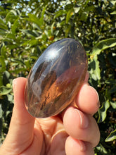 Load image into Gallery viewer, Natural Brazil Smoky Quartz Palm Stone / Meditation Palm Stones,A155