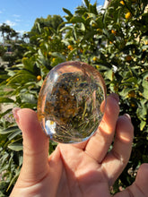 Load image into Gallery viewer, Golden Healer Quartz Palm Stone,Natural Hematoid Quartz Crystal,A294