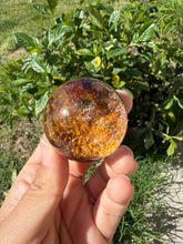Load image into Gallery viewer, Garden Quartz Crystal Sphere,Natural Lodolite Included Healing Crystal Ball,A328
