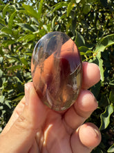 Load image into Gallery viewer, Natural Brazil Smoky Quartz Palm Stone / Meditation Palm Stones,A155