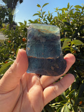 Load image into Gallery viewer, Raw Blue Fluorite Stone,205.5g