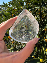 Load image into Gallery viewer, Mini Clear Quartz Offering Bowl,Crystal Quartz Altar Bowl,Crystal Tray,B131