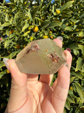Load image into Gallery viewer, Green Included Quartz Freeform,Natural Quartz with Fine Fibrous Inclusions,A267