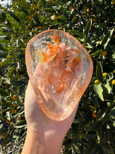 Load image into Gallery viewer, Golden Healer Quartz Bowl,Natural Hematoid Quartz Crystal Dish,Crystal Tray,B140