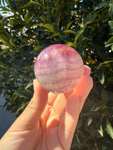 Load image into Gallery viewer, High Quality Candy Fluorite Sphere, Stunning Rainbow Fluorite Ball,A177