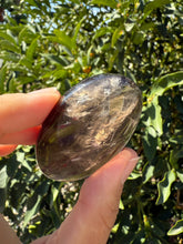 Load image into Gallery viewer, Natural Brazil Smoky Quartz Palm Stone / Meditation Palm Stones,A155