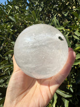 Load image into Gallery viewer, 2.59lb Clear Quartz Crystal Sphere with Green Chlorite Inclusions,A146