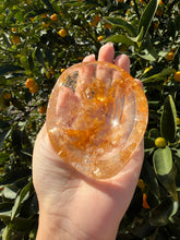 Load image into Gallery viewer, Golden Healer Quartz Bowl,Natural Hematoid Quartz Crystal Dish,Crystal Tray,B133