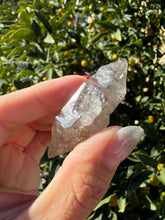 Load image into Gallery viewer, Blue UV Natural Enhydro Quartz Crystal with Moving Water Bubble,A273