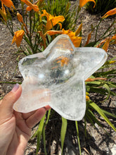 Load image into Gallery viewer, Large Natural Clear Quartz Star Dish,Crystal Tray,Decorative Altar Dish,B159