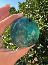 Load image into Gallery viewer, Natural Feather Fluorite Sphere,Snowflake Quartz Crystal Fluorite Ball,A221
