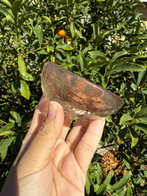 Load image into Gallery viewer, Small Smoky Quartz Offering Bowl,Crystal Quartz Altar Bowl,Crystal Tray,B105