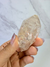 Load image into Gallery viewer, Natural Enhydro Quartz w/ Moving Bubble &/or Carbon/Black Inclusions,A495