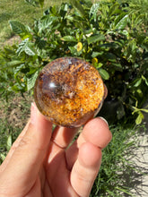 Load image into Gallery viewer, Garden Quartz Crystal Sphere,Natural Lodolite Included Healing Crystal Ball,A328