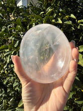 Load image into Gallery viewer, Natural Light Pink Rose Quartz Dish,Pale Pink Crystal Plate,Crystal Tray,B126