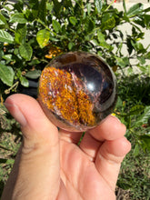 Load image into Gallery viewer, Garden Quartz Crystal Sphere,Natural Lodolite Included Healing Crystal Ball,A330