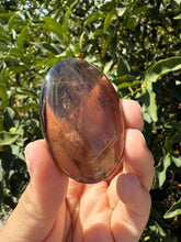 Load image into Gallery viewer, Natural Brazil Smoky Quartz Palm Stone / Meditation Palm Stones,A155