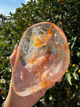 Load image into Gallery viewer, Golden Healer Quartz Bowl,Natural Hematoid Quartz Crystal Dish,Crystal Tray,B140