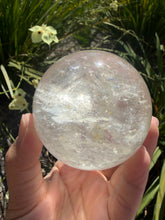 Load image into Gallery viewer, Natural Clear Quartz Crystal Sphere White Healing Stone Ball,A342