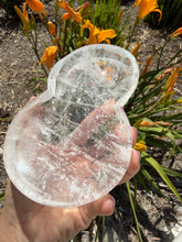 Load image into Gallery viewer, Natural Clear Quartz Gourd Dish,Crystal Tray,Decorative Altar Dish,B156