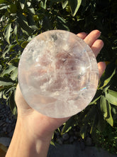 Load image into Gallery viewer, Natural Light Pink Rose Quartz Dish,Pale Pink Crystal Plate,Crystal Tray,B129