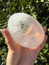 Load image into Gallery viewer, Natural Light Pink Rose Quartz Dish,Pale Pink Crystal Plate,Crystal Tray,B127