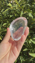 Load and play video in Gallery viewer, Mini Clear Quartz Offering Bowl,Crystal Quartz Altar Bowl,Crystal Tray,B101