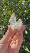 Load and play video in Gallery viewer, Small Himalayan Quartz Cluster,Pakistan Mountain Quartz Healing Stone,A178