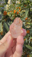 Load and play video in Gallery viewer, Red Mud Skeletal Quartz Crystal Point ,Red Mud Quartz ,#988
