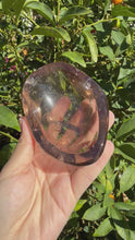 Load and play video in Gallery viewer, Smoky Quartz Offering Bowl,Crystal Quartz Altar Bowl,Crystal Tray,B106