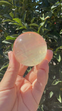 Load and play video in Gallery viewer, High Quality Candy Fluorite Sphere, Stunning Rainbow Fluorite Ball,A175