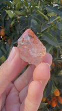 Load and play video in Gallery viewer, Red Mud Skeletal Quartz Crystal Point ,Red Mud Quartz ,#978