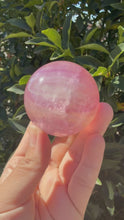 Load and play video in Gallery viewer, High Quality Candy Fluorite Sphere, Stunning Rainbow Fluorite Ball,A176