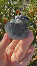 Load and play video in Gallery viewer, Raw Blue Fluorite Stone,98g