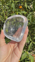 Load and play video in Gallery viewer, Small Clear Quartz Offering Bowl,Crystal Quartz Altar Bowl,Crystal Tray,B108