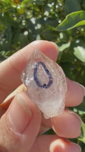 Load and play video in Gallery viewer, Natural Enhydro Quartz Crystal with Moving Water Bubble,A186