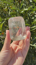 Load and play video in Gallery viewer, Mini Clear Quartz Offering Bowl,Crystal Quartz Altar Bowl,Crystal Tray,B97