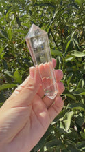 Load and play video in Gallery viewer, 12-Sided Clear Quartz Point,Double Terminated Quartz,Vogel Cut Crystal,A165